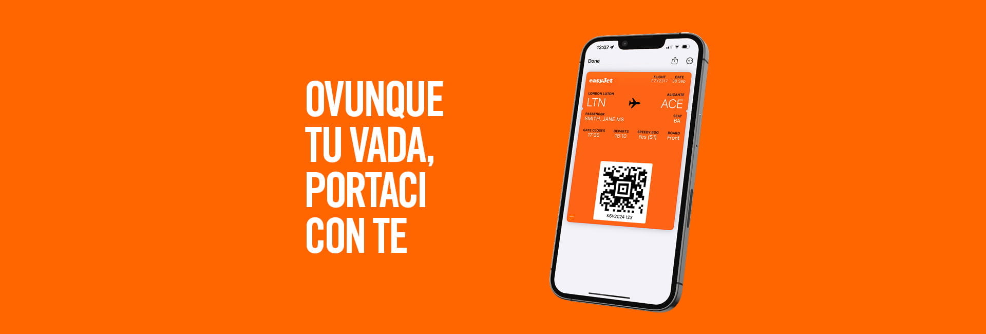 Carta d'imbarco easyJet